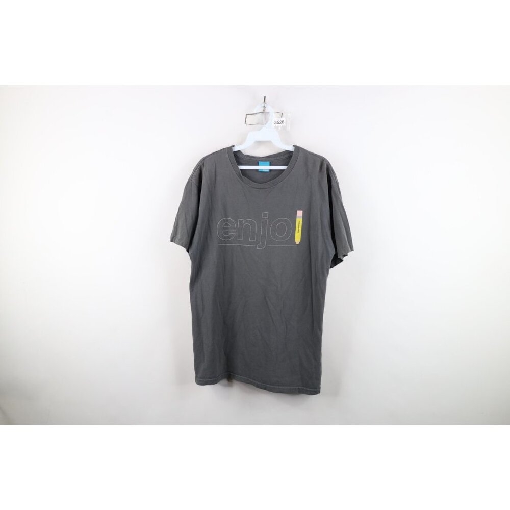 Vintage 90s Y2K Enjoi Skateboarding Mens Medium Spell Out Short Sleeve T-Shirt